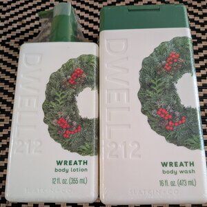 DWELL212 Slatkin + Co Holiday Set. Body Wash & Lotion